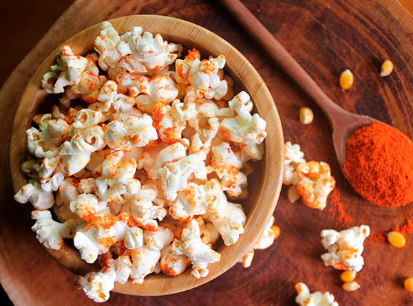 Pipoca com Páprica e Queijo